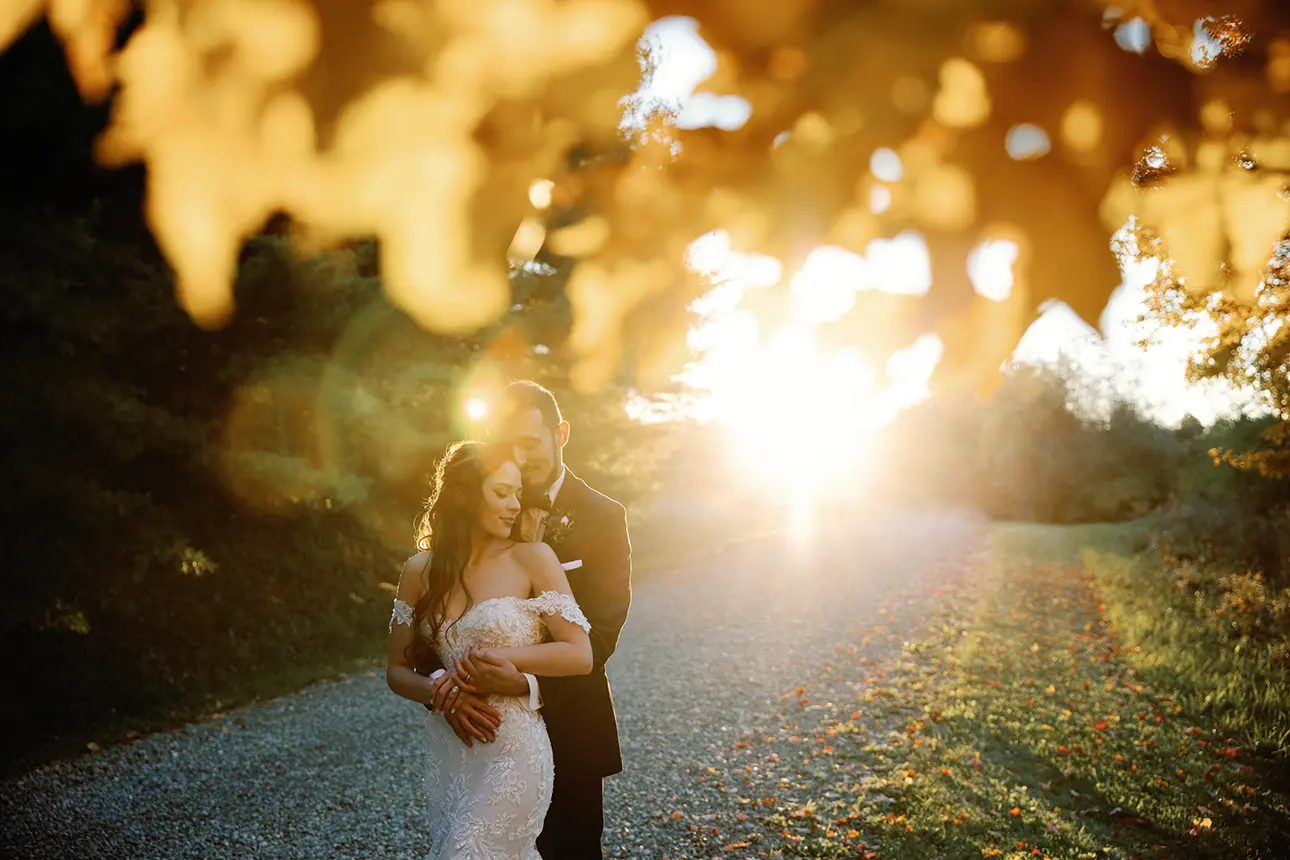 Fall Wedding at Barn and Gazebo