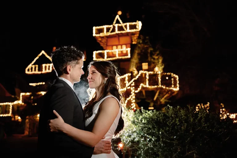 Winter Wedding at Landolls Mohican Castle