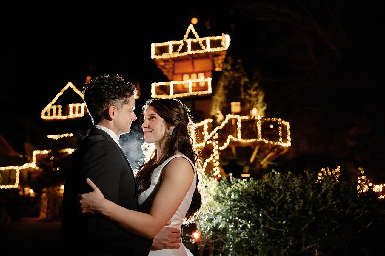 Winter Wedding at Landolls Mohican Castle