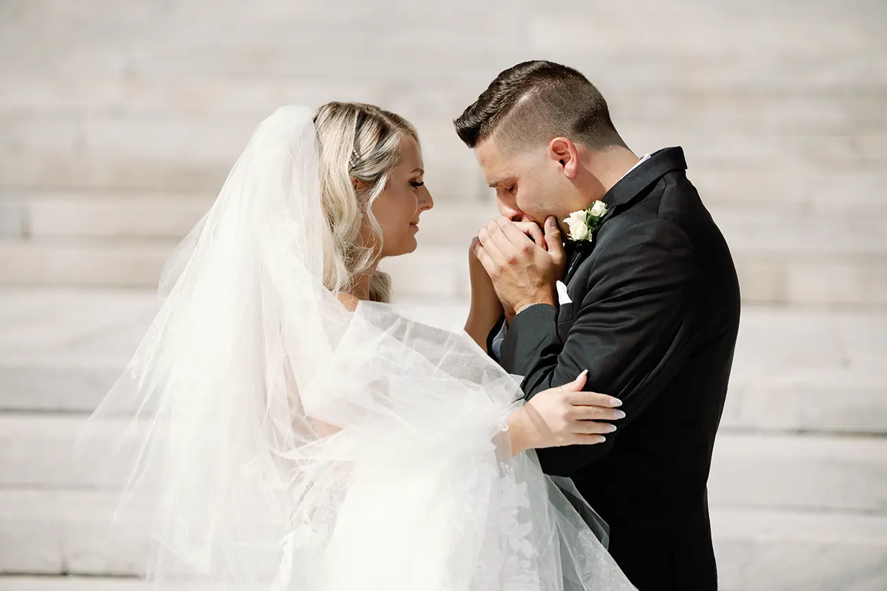 Emotional Wedding at Windows on the River